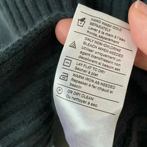 NWT Vince Wool Cashmere Ribbed Tunic Sweater Tide Pool size XS - Picture 8 of 12